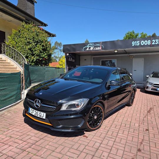MERCEDES CLA 220D SHOOTING BRAKE ORANGE ART EDITION AMG LINE
