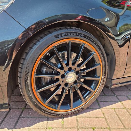 MERCEDES CLA 220D SHOOTING BRAKE ORANGE ART EDITION AMG LINE — foto 8